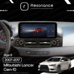 Магнітола Mitsubishi Lancer 10 (2007-2017) DUDU 7 10.33" 2K QLED, 6/64, 360 (Style B) - Зображення 6