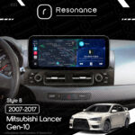 Магнітола Mitsubishi Lancer 10 (2007-2017) Resonance L300 4/32 12.3" QLED, 360 (Mercedes-Benz Style) - Зображення 6