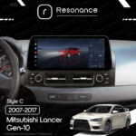 Магнітола Mitsubishi Lancer 10 (2007-2017) DUDU 7 12.3" 2K QLED, 6/64, 360 (Style C) - Зображення 5