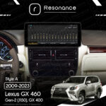 Магнітола Lexus GX 2 (J150) GX400, GX460 (2009-2023) Resonance L300 4/32 12.3" QLED, 360 (Audi Style) - Зображення 7