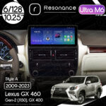 Магнітола Lexus GX 2 (J150) GX400, GX460 (2009-2023) Resonance Ultra M6 (7862) 6/128, 10.25" QLED, 360 (Audi Style)
