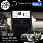 Магнітола Lexus GX 2 (J150) GX400, GX460 (2009-2023) DUDU 5 10.33" 2K QLED, 4/32, 360 (Style A)