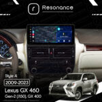 Магнітола Lexus GX 2 (J150) GX400, GX460 (2009-2023) DUDU 5 10.33" 2K QLED, 4/32, 360 (Style A) - Зображення 8