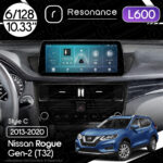Магнітола Nissan Rogue 2 (T32) (2013-2020) Resonance L600 6/128 10.33" QLED, 360 (BMW Style)