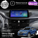 Магнітола Nissan Rogue 2 (T32) (2013-2020) Resonance Ultra M6 (7862) 6/128, 10.25" QLED, 360 (BMW Style)