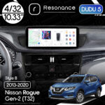 Магнітола Nissan Rogue 2 (T32) (2013-2020) DUDU 5 10.33" 2K QLED, 4/32, 360 (Style B)