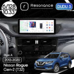 Магнітола Nissan Rogue 2 (T32) (2013-2020) DUDU 5 10.33" 2K QLED, 6/128, 360 (Style A)