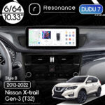 Магнітола Nissan X-Trail 3 (T32) (2013-2022) DUDU 7 10.33" 2K QLED, 6/64, 360 (Style B)