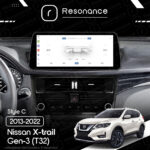 Магнітола Nissan X-Trail 3 (T32) (2013-2022) DUDU 6 12.3" 2K QLED, 8/128, 360 (Style C) - Зображення 6