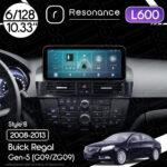 Магнітола Buick Regal 5 (G09/ZG09) (2008-2013) Resonance L600 6/128 10.33" QLED, 360 (Mercedes-Benz Style)