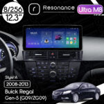 Магнітола Buick Regal 5 (G09/ZG09) (2008-2013) Resonance Ultra M8 (7862) 8/256, 12.3" QLED, 360 (Audi Style)