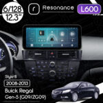 Магнітола Buick Regal 5 (G09/ZG09) (2008-2013) Resonance L600 6/128 12.3" QLED, 360 (Mercedes-Benz Style)