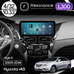Магнітола Hyundai i45 (2009-2014) Resonance L300 4/32 10.33" QLED, 360 (Mercedes-Benz Style)