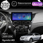 Магнітола Hyundai i45 (2009-2014) Resonance Ultra M4 (7862) 4/64, 10.25" QLED, 360 (Audi Style)
