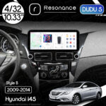 Магнітола Hyundai i45 (2009-2014) DUDU 5 10.33" 2K QLED, 4/32, 360 (Style B)