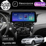 Магнітола Hyundai i45 (2009-2014) Resonance Ultra M6 (7862) 6/128, 12.3" QLED, 360 (BMW Style)