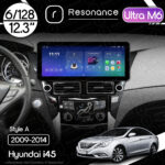 Магнітола Hyundai i45 (2009-2014) Resonance Ultra M6 (7862) 6/128, 12.3" QLED, 360 (Audi Style)
