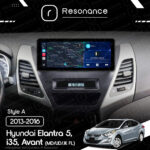 Магнітола Hyundai Elantra 5, Avant, i35 (MD/UD/JK FL) (2013-2016) Resonance Ultra M6 (7862) 6/128, 10.25" QLED, 360 (Audi Style) - Зображення 6