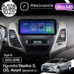 Магнітола Hyundai Elantra 5, Avant, i35 (MD/UD/JK FL) (2013-2016) Resonance Ultra M6 (7862) 6/128, 10.25" QLED, 360 (Benz Style)