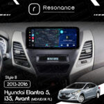 Магнітола Hyundai Elantra 5, Avant, i35 (MD/UD/JK FL) (2013-2016) DUDU 5 10.33" 2K QLED, 6/128, 360 (Style B) - Зображення 8