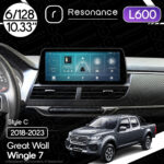 Магнітола Great Wall Wingle 7 (2018-2023) Resonance L600 6/128 10.33" QLED, 360 (BMW Style)