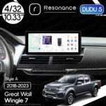 Магнітола Great Wall Wingle 7 (2018-2023) DUDU 5 10.33" 2K QLED, 4/32, 360 (Style A)