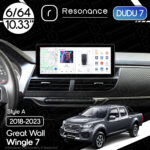 Магнітола Great Wall Wingle 7 (2018-2023) DUDU 7 10.33" 2K QLED, 6/64, 360 (Style A)