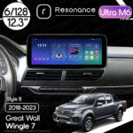 Магнітола Great Wall Wingle 7 (2018-2023) Resonance Ultra M6 (7862) 6/128, 12.3" QLED, 360 (Benz Style)