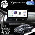 Магнітола Great Wall Wingle 7 (2018-2023) DUDU 7 12.3" 2K QLED, 6/64, 360 (Style B)