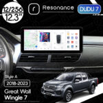 Магнітола Great Wall Wingle 7 (2018-2023) DUDU 7 12.3" 2K QLED, 12/256, 360 (Style A)