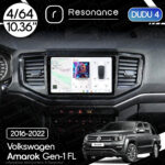 Магнітола Volkswagen Amarok 1 FL (2016-2022) DUDU 4 10.36" QLED, 4/64