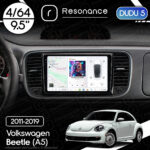 Магнітола Volkswagen Beetle (A5) (2011-2019) DUDU 5 9.5" QLED, 4/64