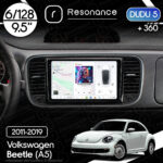 Магнітола Volkswagen Beetle (A5) (2011-2019) DUDU 5 9.5" QLED, 6/128, 360