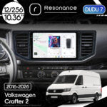 Магнітола Volkswagen Crafter 2 (2016-2026) DUDU 7 10.36" 2K QLED, 12/256