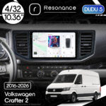 Магнітола Volkswagen Crafter 2 (2016-2026) DUDU 5 10.36" QLED, 4/32
