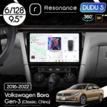 Магнітола Volkswagen Bora 3 (2016-2022) [China] DUDU 5 9.5" QLED, 6/128, 360