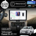 Магнітола Volkswagen Passat B7 (2010-2015) [Silver] DUDU 7 10.36" 2K QLED, 8/256, 360