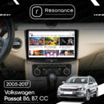 Магнітола Volkswagen Passat CC (2008-2017) [Black] Resonance M300 4/32, 2K 10.36" QLED - Зображення 5