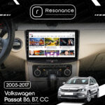 Магнітола Volkswagen Passat CC (2008-2017) [Black] Resonance M600 6/128, 10" QLED - Зображення 5