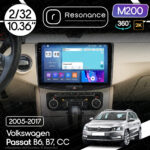 Магнітола Volkswagen Passat B7 (2010-2015) [Black] Resonance M200 2/32, 2K 10.36" 360 QLED