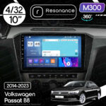 Магнітола Volkswagen Passat B8 (2014-2023) Resonance M300 4/32, 10" 360 QLED