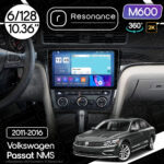 Магнітола Volkswagen Passat NMS (2011-2016) [Black Wood] Resonance M600 6/128, 2K 10.36" 360 QLED