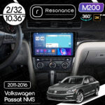 Магнітола Volkswagen Passat NMS (2011-2016) [Black Wood] Resonance M200 2/32, 2K 10.36" 360 QLED