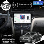 Магнітола Volkswagen Passat NMS (2011-2016) [Black Wood] DUDU 7 10.36" 2K QLED, 8/128