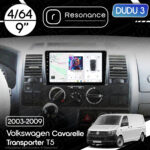 Магнітола Volkswagen Caravelle T5 (2003-2009) DUDU 3 9" QLED, 4/64