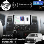 Магнітола Volkswagen Caravelle T5 (2003-2009) DUDU 7 9.5" 2K QLED, 8/128