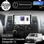 Магнітола Volkswagen Caravelle T5 (2003-2009) DUDU 7 9.5" 2K QLED, 12/256