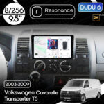 Магнітола Volkswagen Caravelle T5 (2003-2009) DUDU 6 9.5" 2K QLED, 8/256