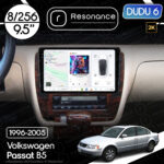 Магнітола Volkswagen Passat B5 (1996-2005) DUDU 6 9.5" 2K QLED, 8/256