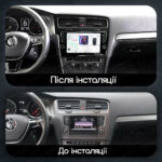 Магнітола Volkswagen Golf 7 (2012-2020) [Black, з кнопками] DUDU 6 9.5" 2K QLED, 8/128 - Зображення 2